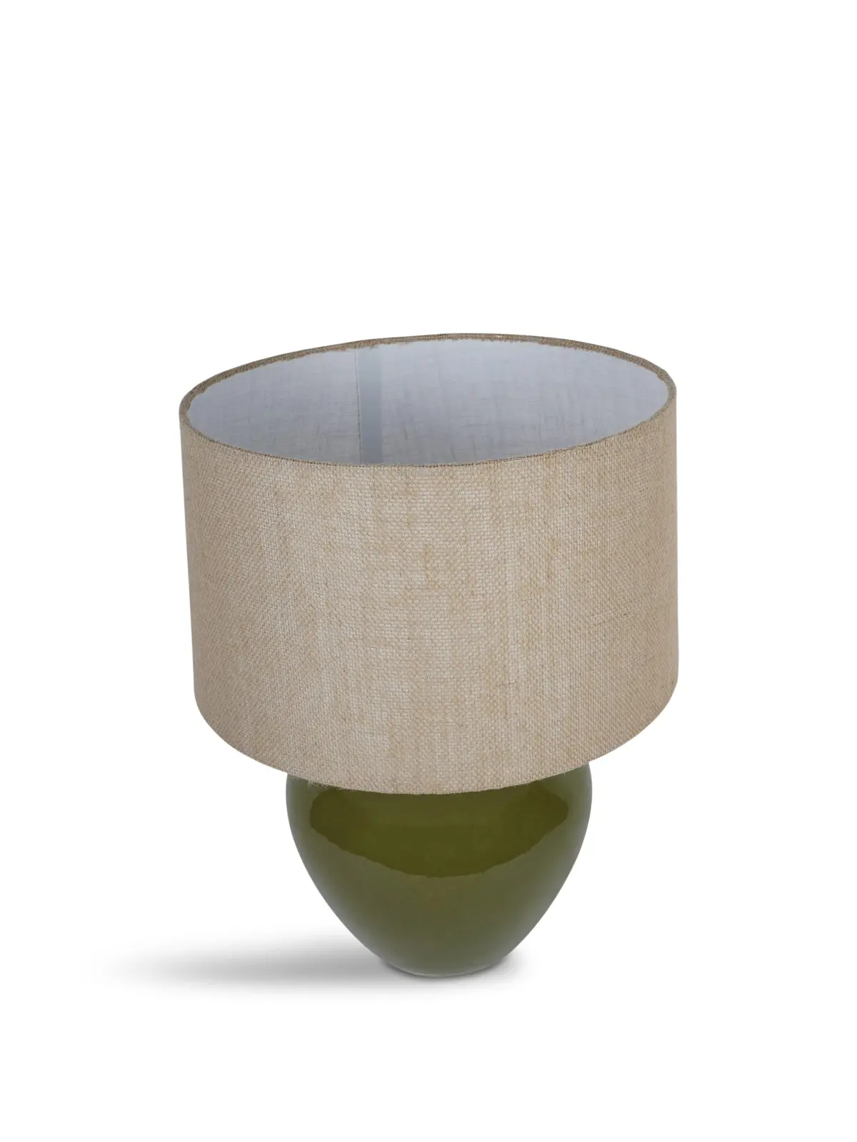 Aubrey Green Ceramic Table Lamp Large E27 60W 1
