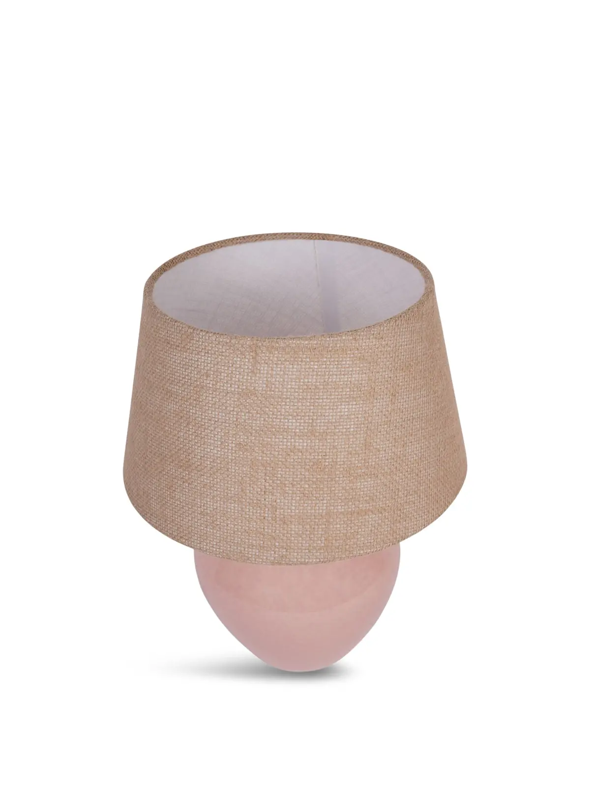 Aubrey Dusky Pink Ceramic Table Lamp Small E27 60W 1